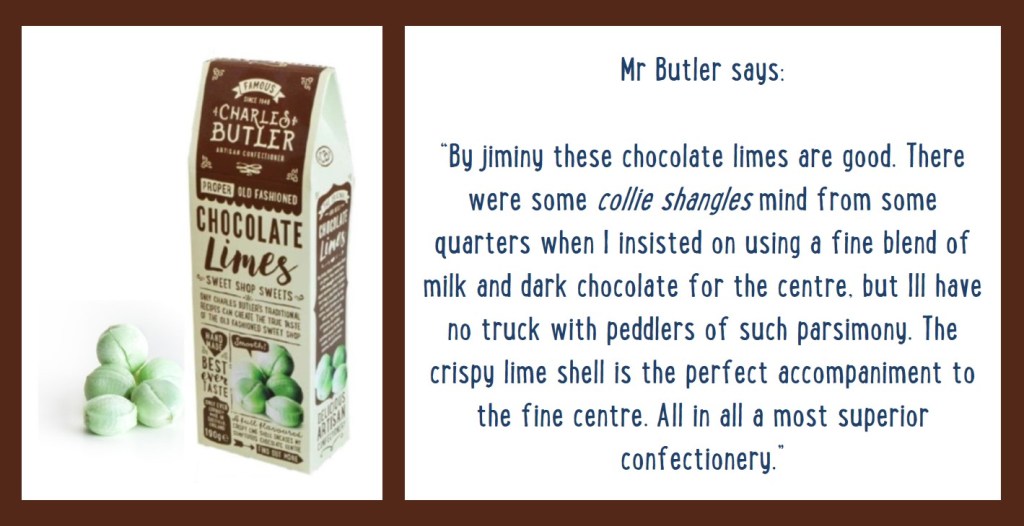 Charles Butler Chocolate Limes Information