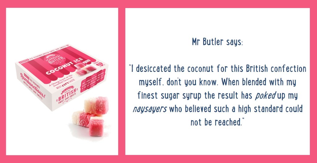 Charles Butler Coconut Ice Information